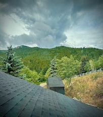 View from loft bedroom