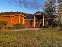 The property at sunset