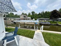 View of the water from the patio.