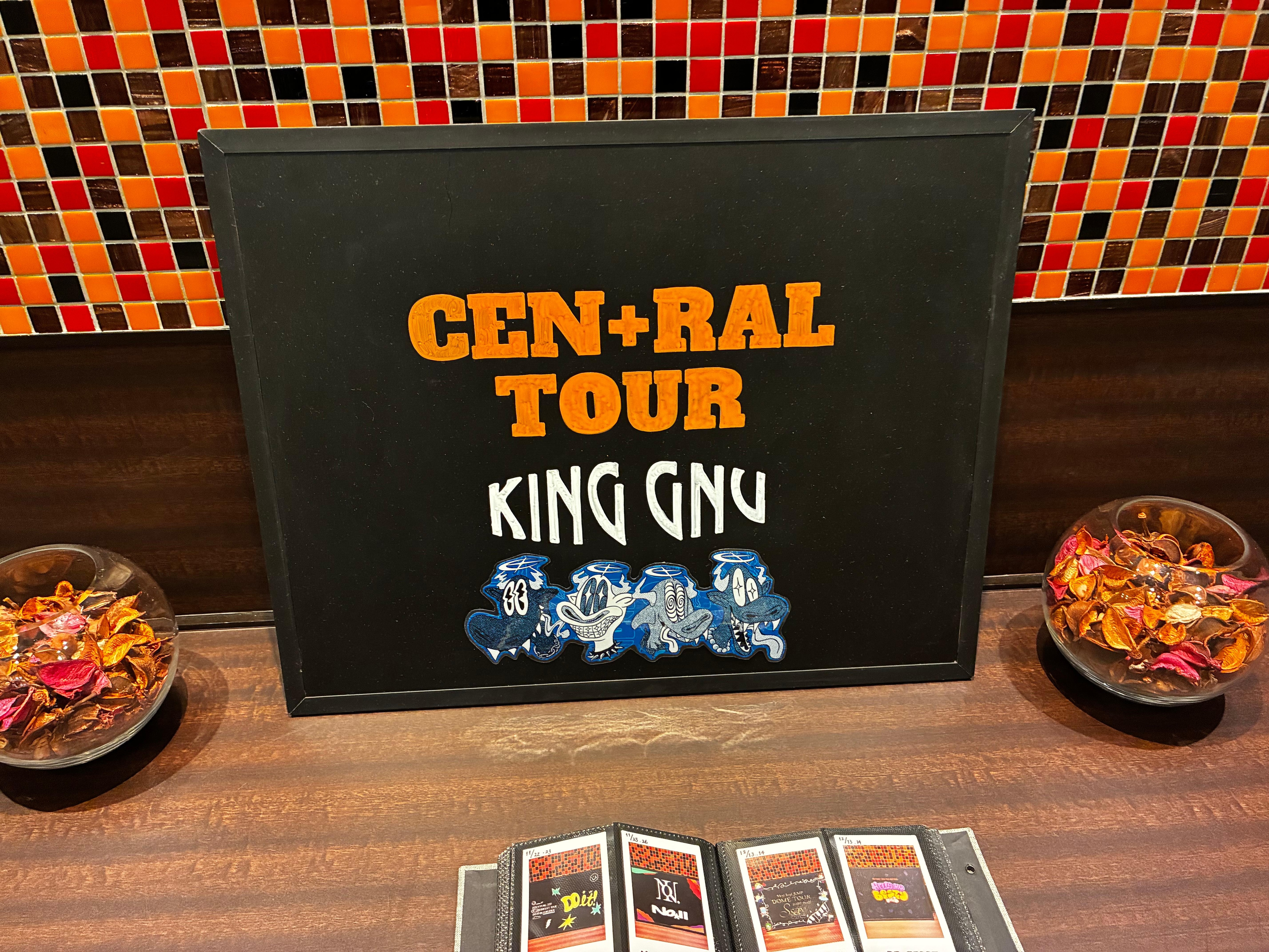 ライブ期間中に展示してあったスタッフ手作りのボード