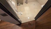 The first room was a mess, and the bathroom drain was super slow, so we asked to switch. The second room was even worse, with a clogged drain and water everywhere, even in the room.
I wouldn't stay there again.