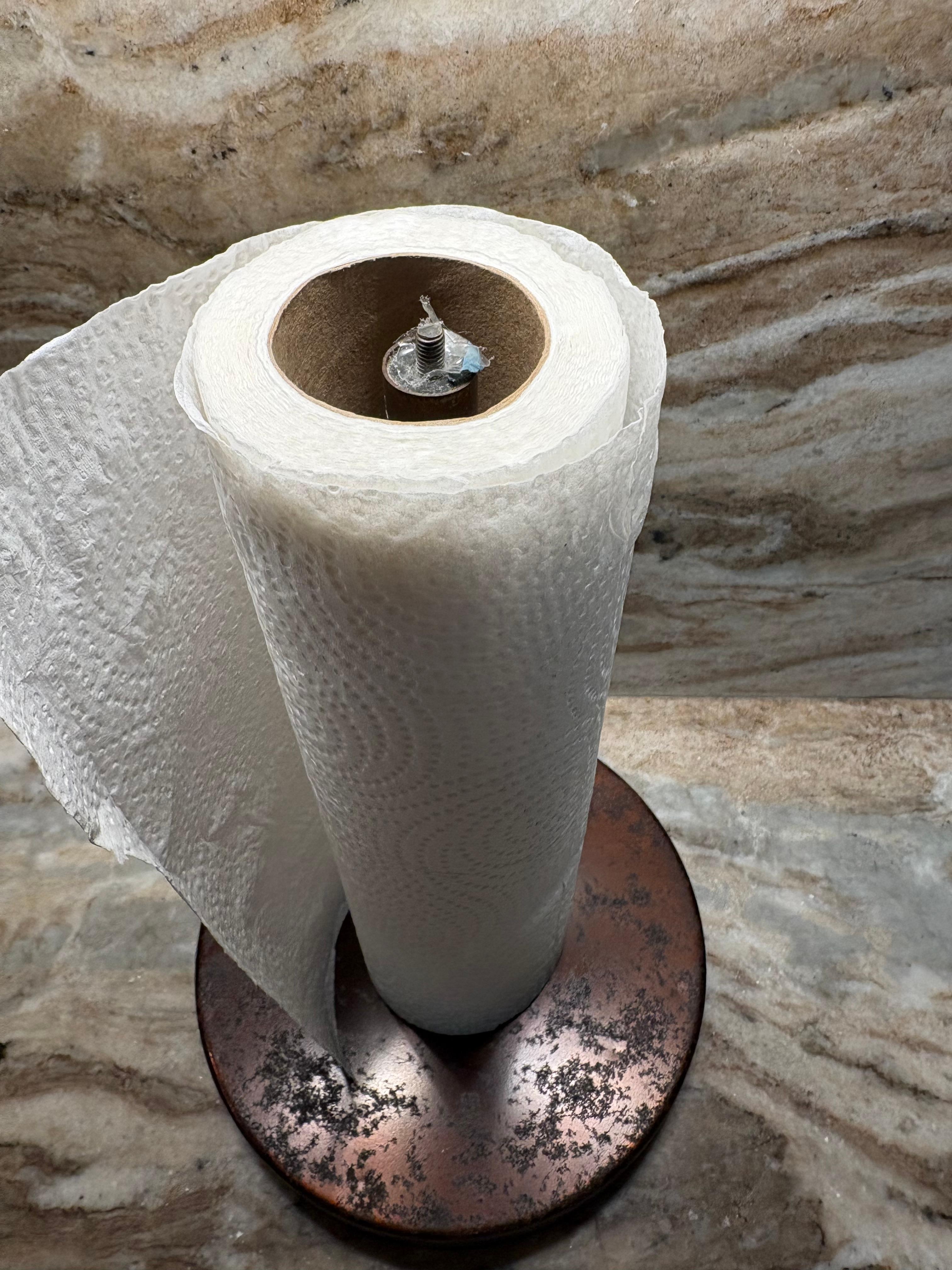 Broken paper towel holder