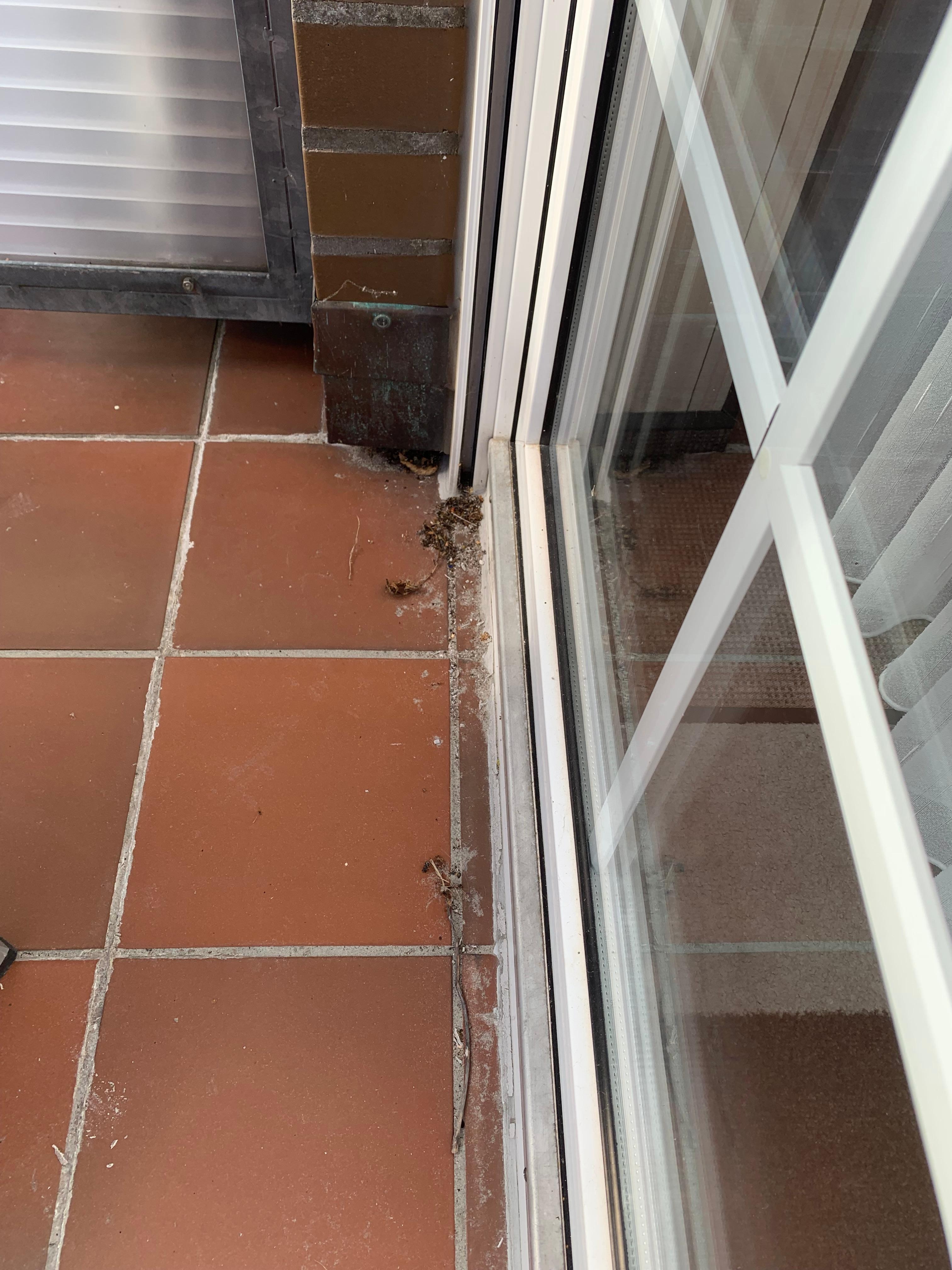 Ecken total voll Dreck