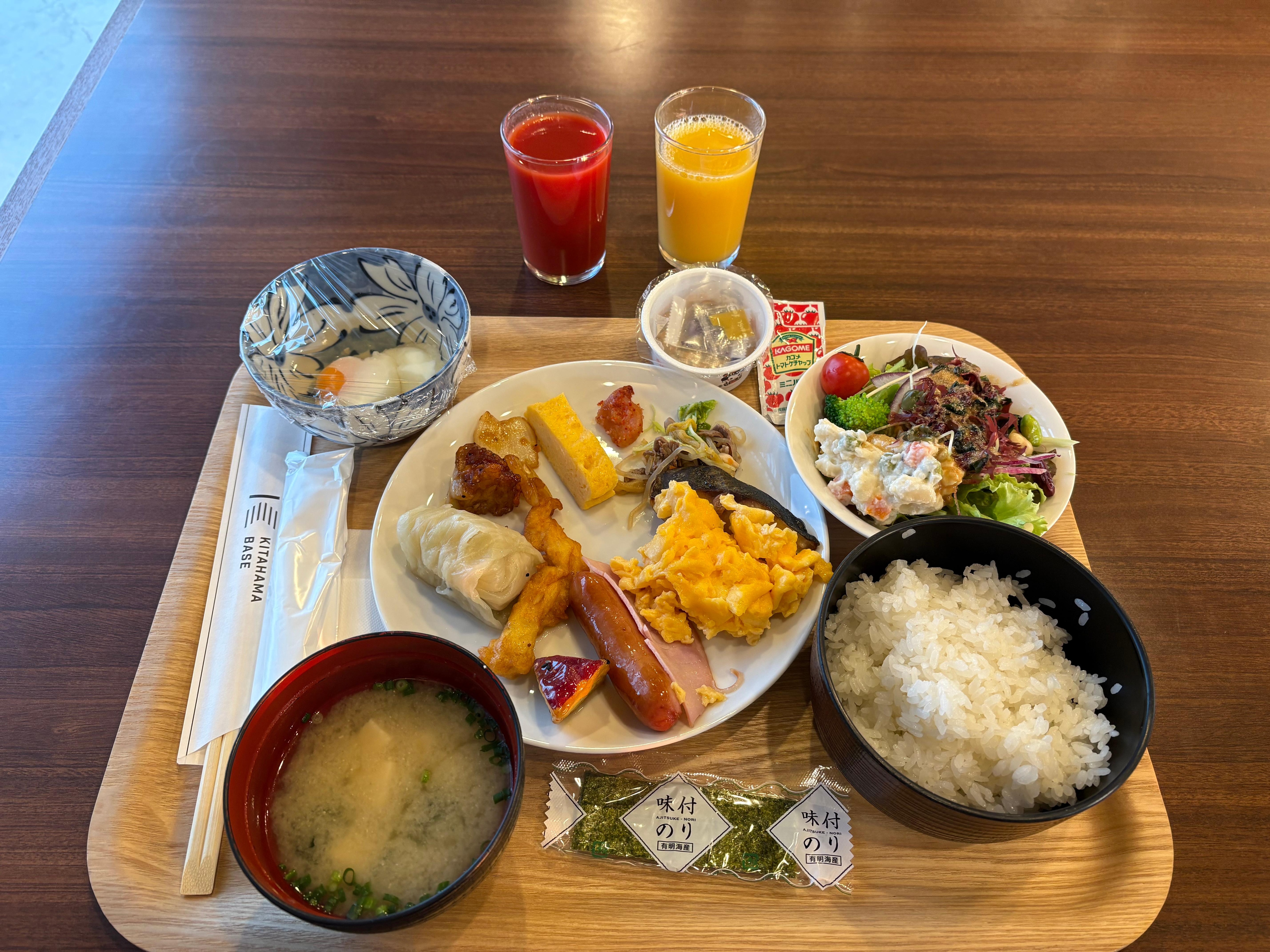 朝食バイキングはメニュー豊富