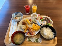 朝食バイキングはメニュー豊富