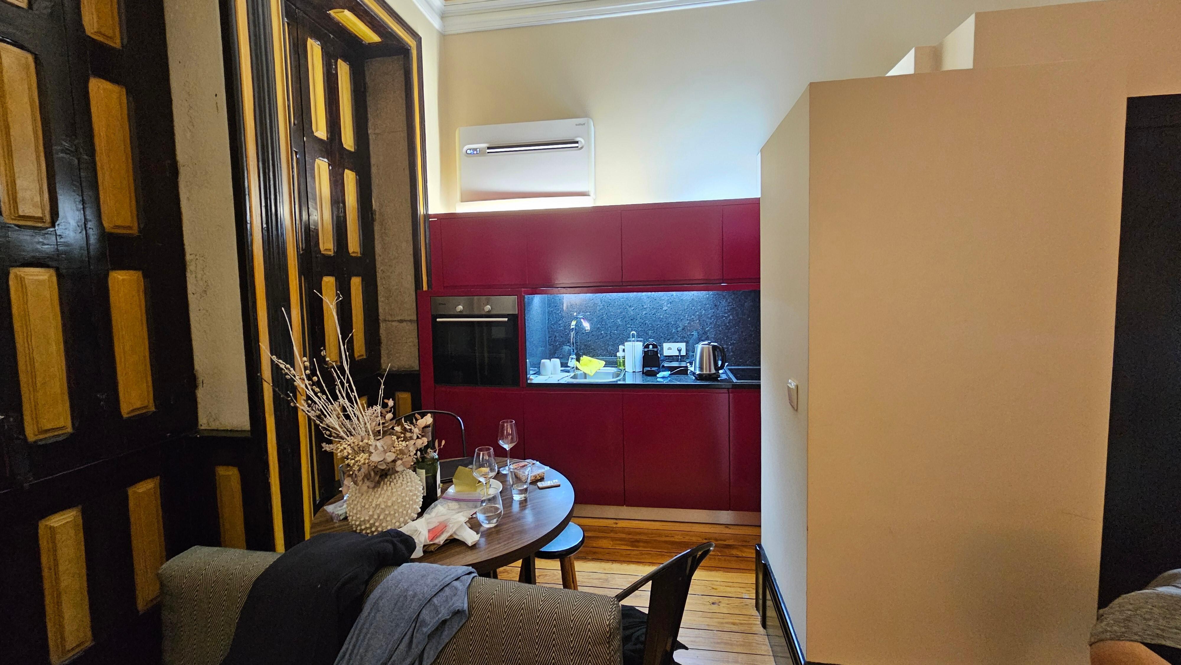 The kitchenette