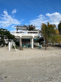 Bar view from beach