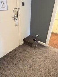 Only socket on the bed wall