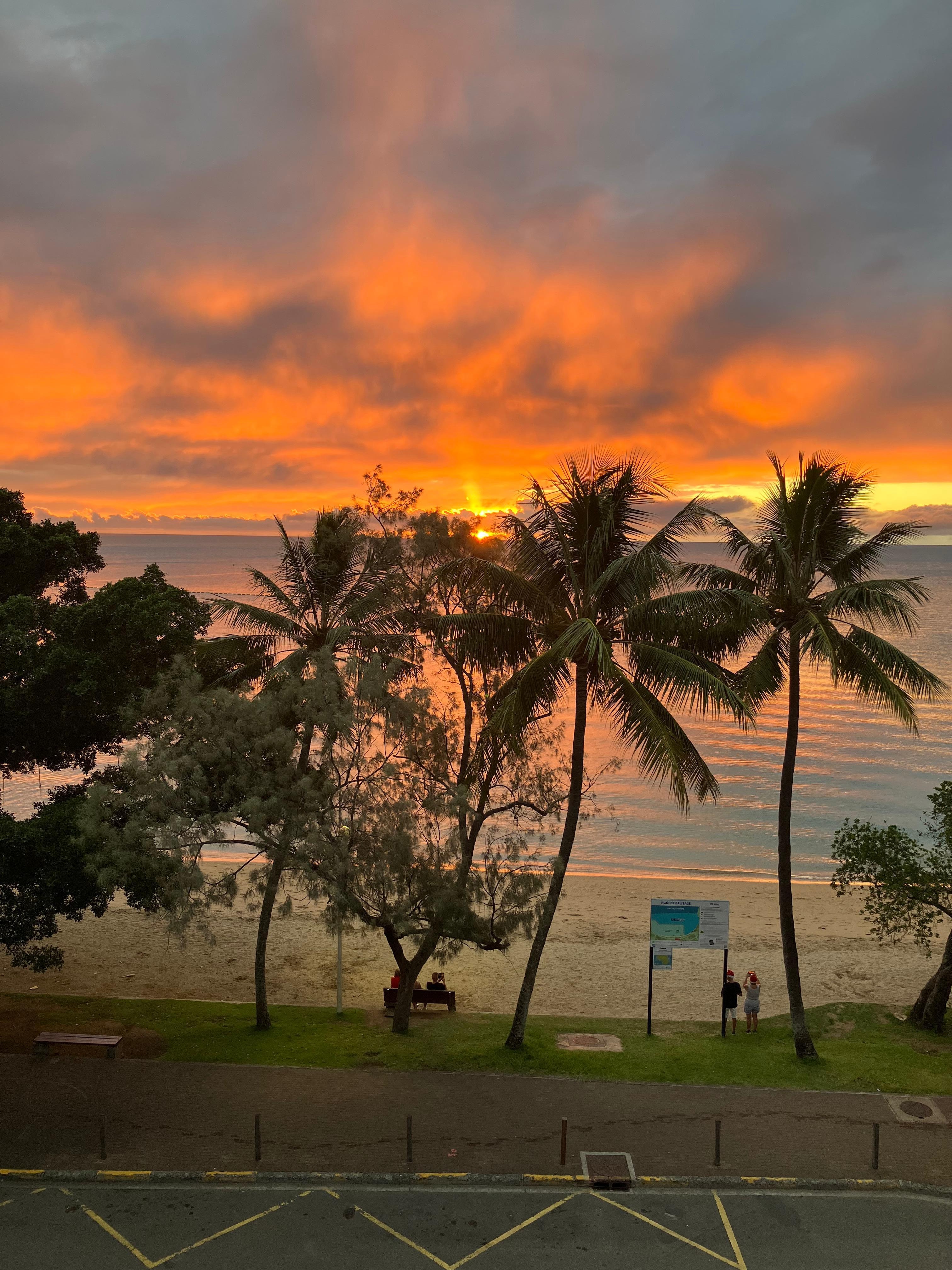 The brilliance of sunset at Lemon Bay (Baie des Citrons)