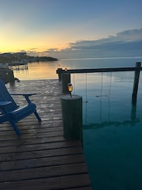The waters are so calm.