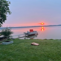 Sunset picture from back deck.