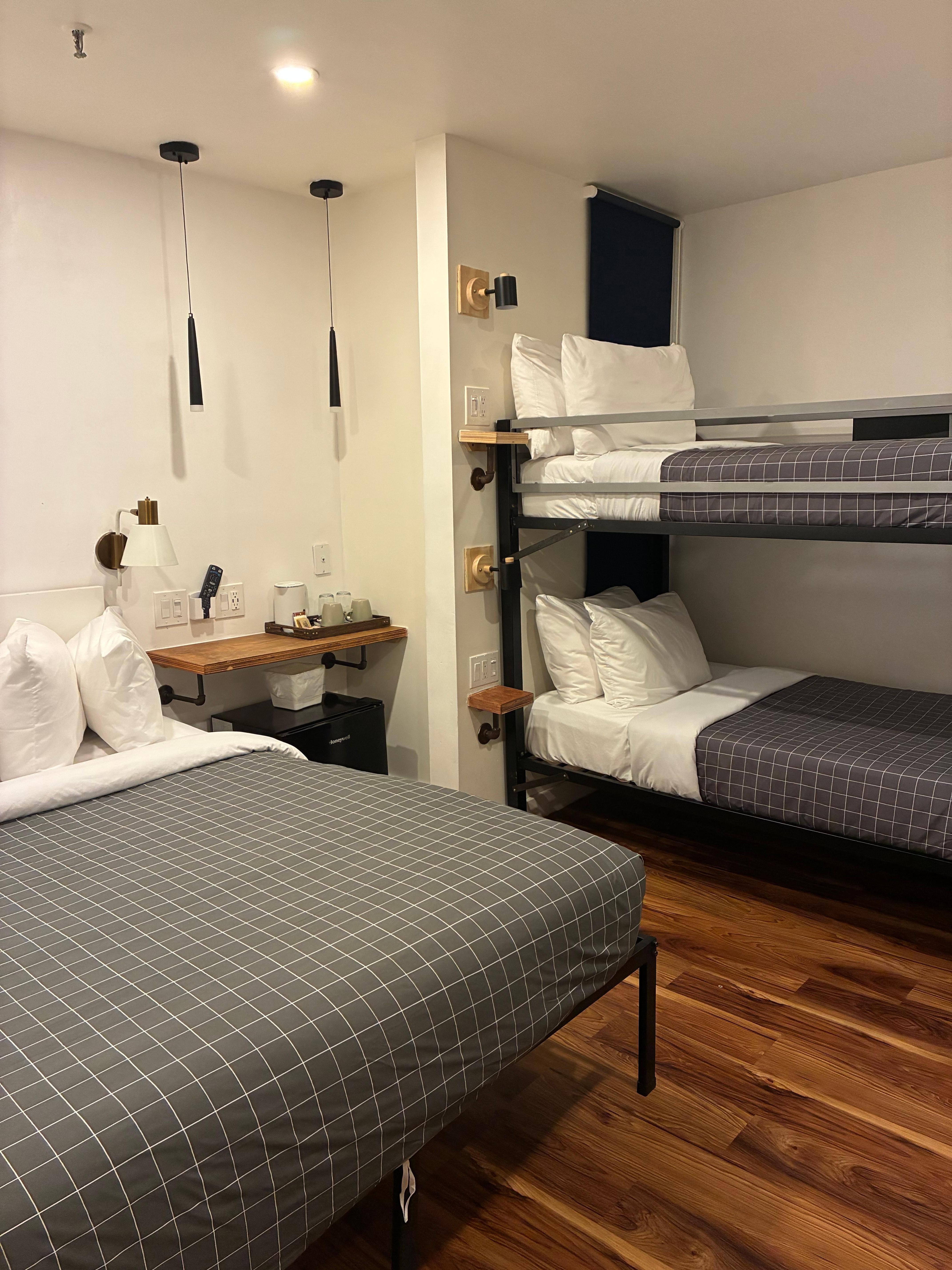 Not sure why they gave a solo traveler this big room. I was “ upgraded “ at no cost.  I did like the room and it was quiet