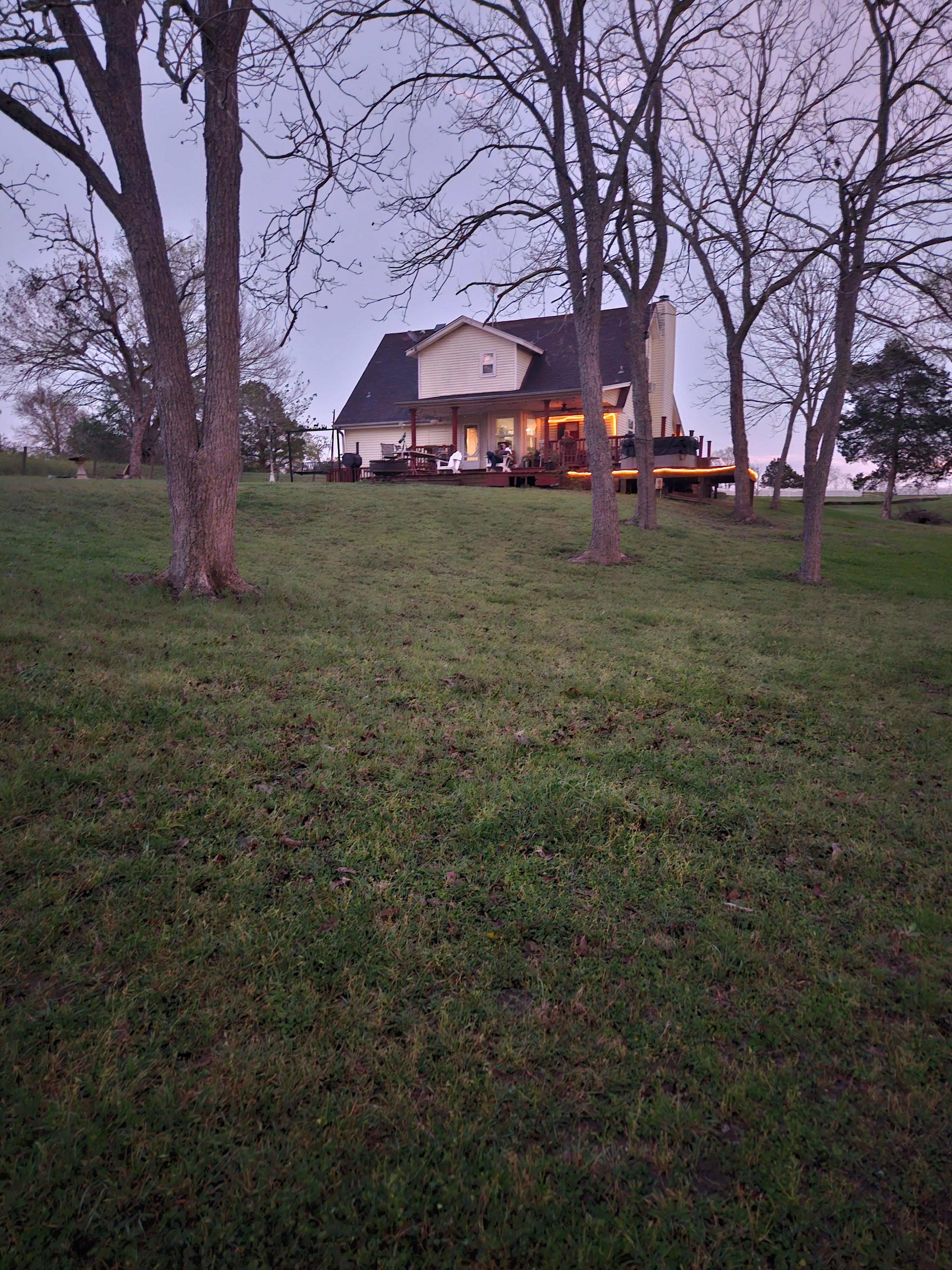 View of house from pond
