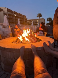 Gas fire pits a nice gathering place