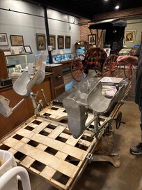 A delivery bed from the 1950s from a museum we visited while in Franklin,Ky.