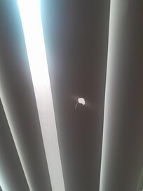 Holes in blinds