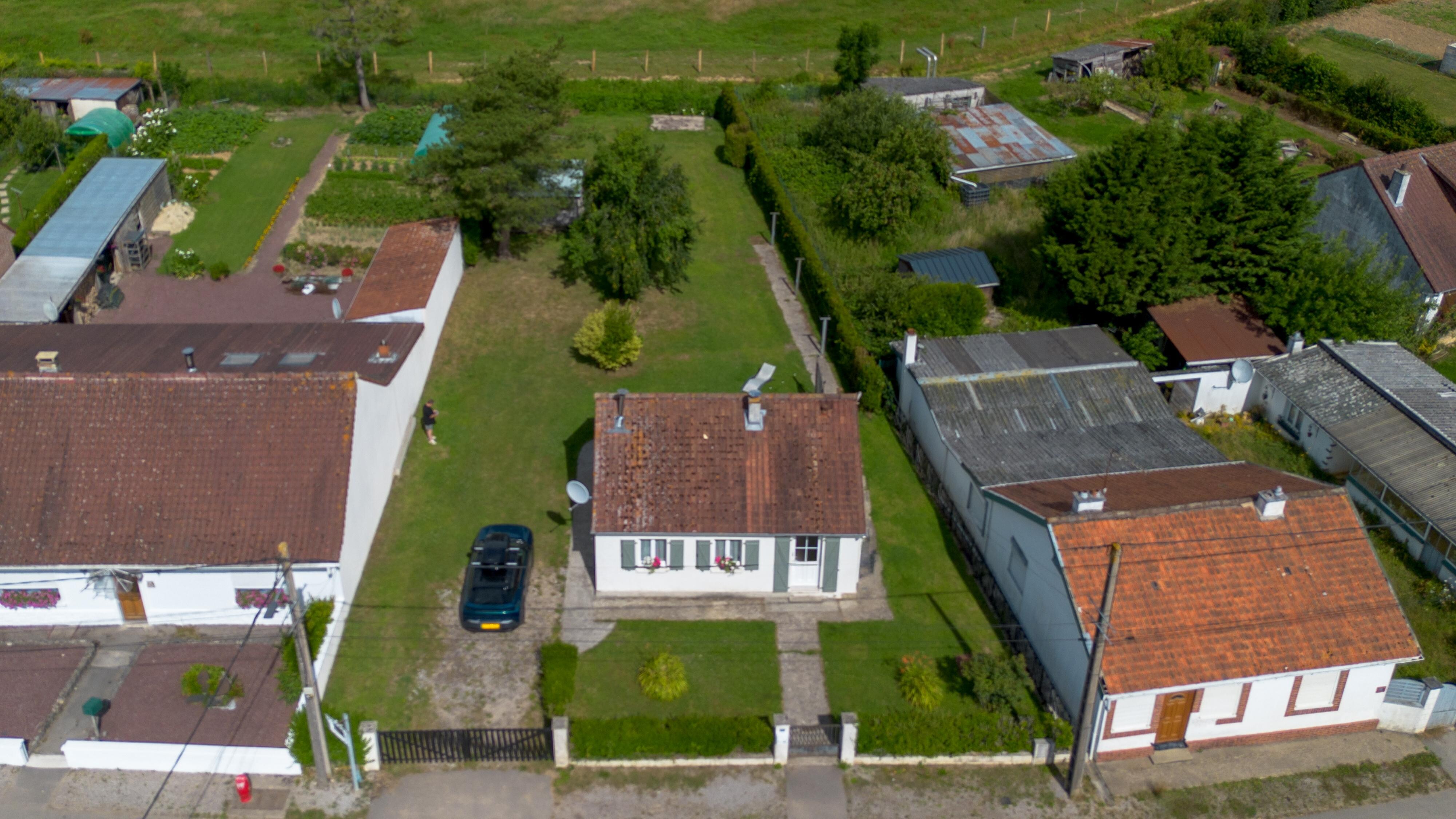 Front aerial view