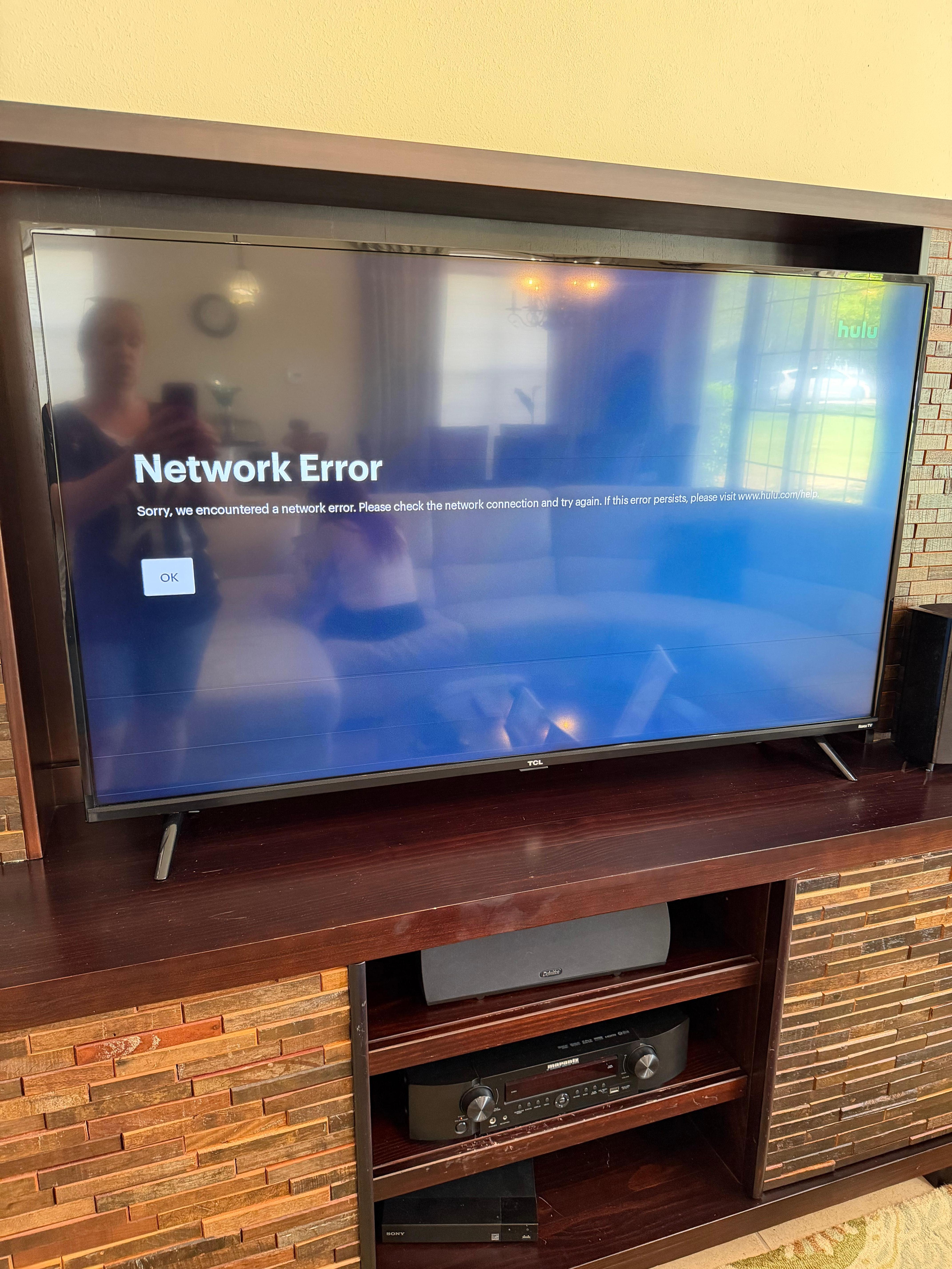 No internet for 3 days. So new TV