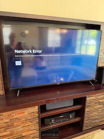 No internet for 3 days. So new TV