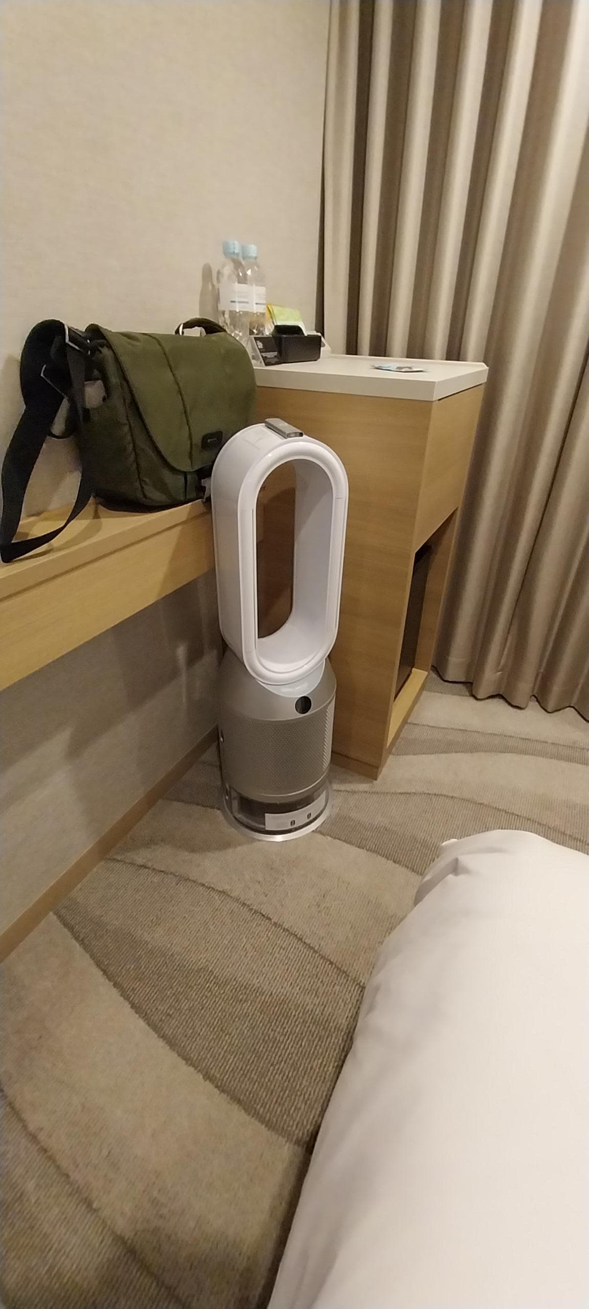 Each room has a dehumidifier