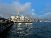 Evening view of NYC.