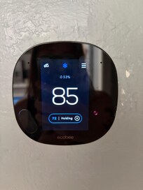 This was the temp after we were there for 2 hours