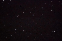 Beautiful clear view of the stars at night