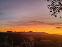 Sunset from the front porch
