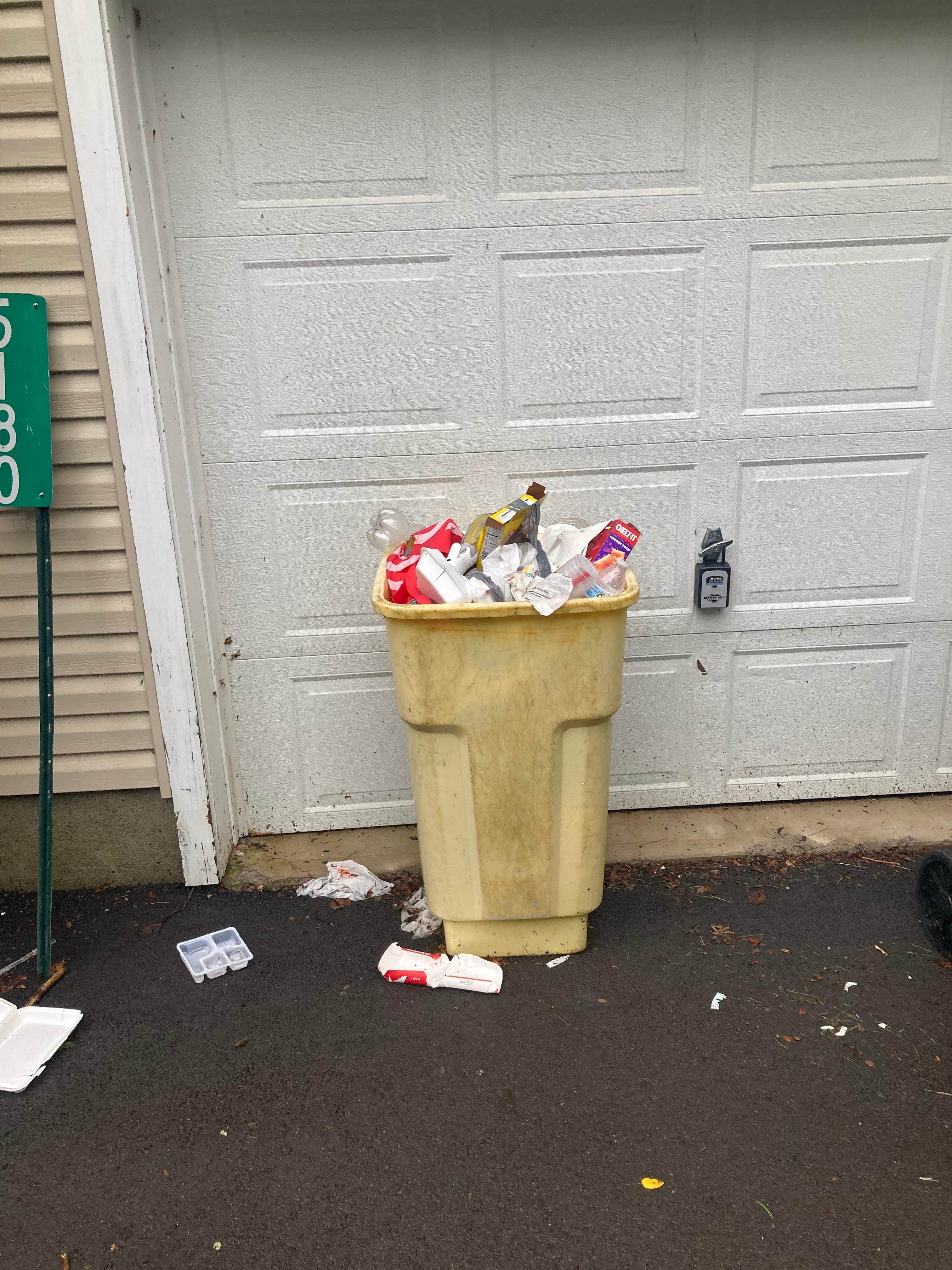 

This is what greeted us when we arrived.