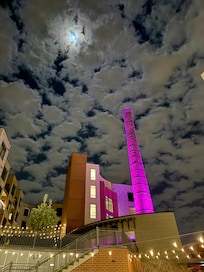 The smokestack in all its glory