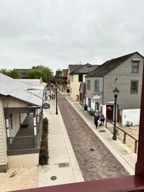 view from the balcony