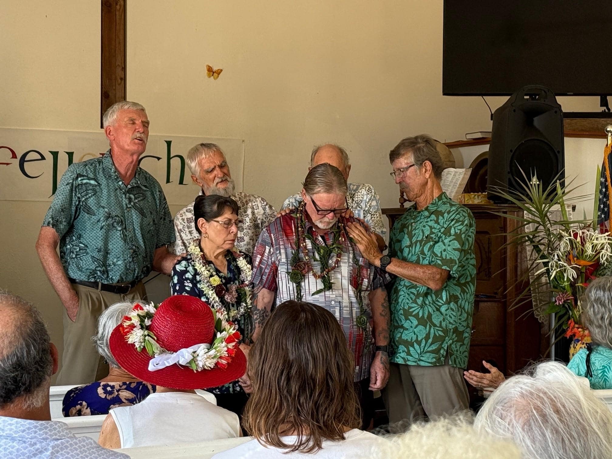 Kohala Baptist Church.  Pastor Steve is amazing.  This is my fourth time to Kohala in three years.  I always make time to go to church & participate in pot luck