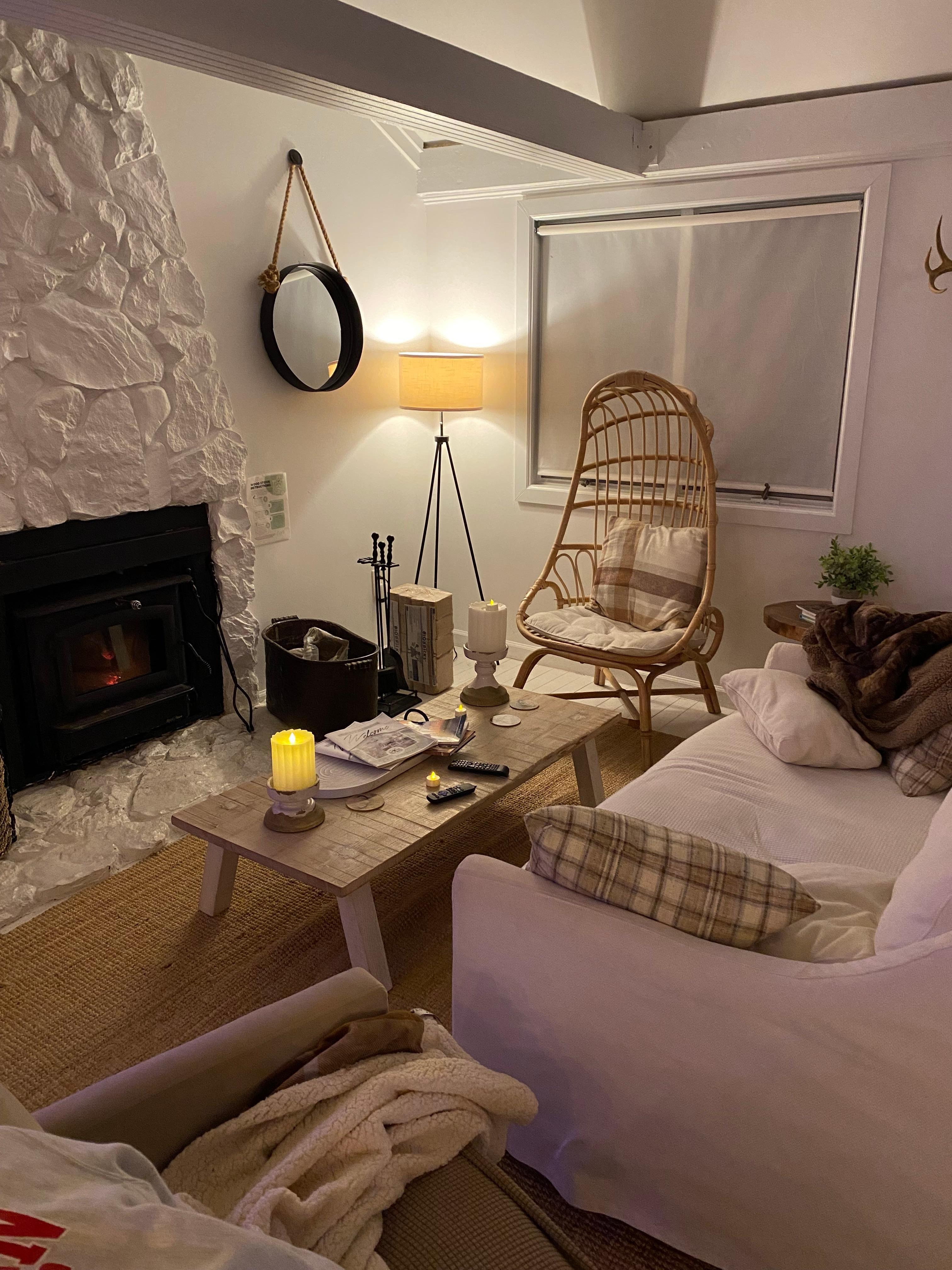 Clean and bright interior finishes even glowed at night.