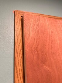 impossible to close completely the bathroom door.