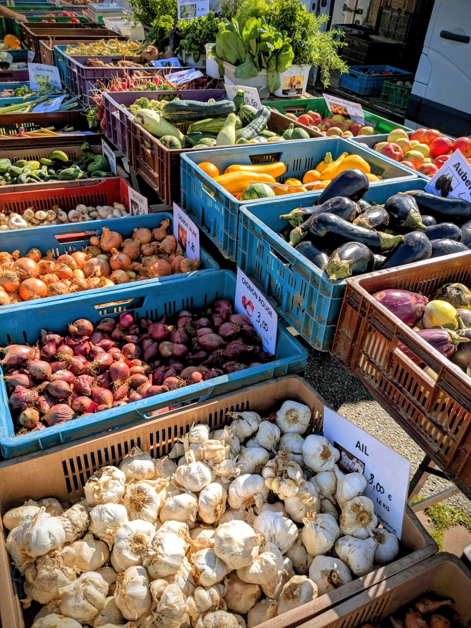 Markt in Mers-les-Bains 