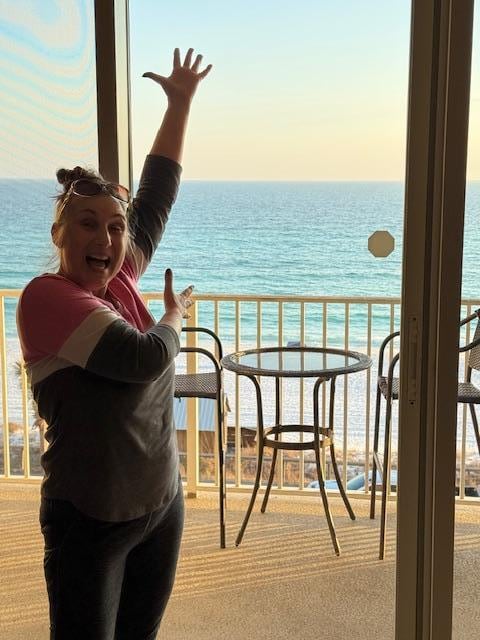 We came for the sun, sand, and sea. There is nothing like this view. So relaxing. 