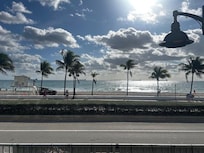 View from front of hotel.