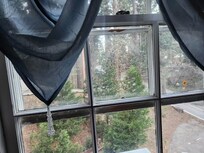 My cottage chic bedroom had the best view.