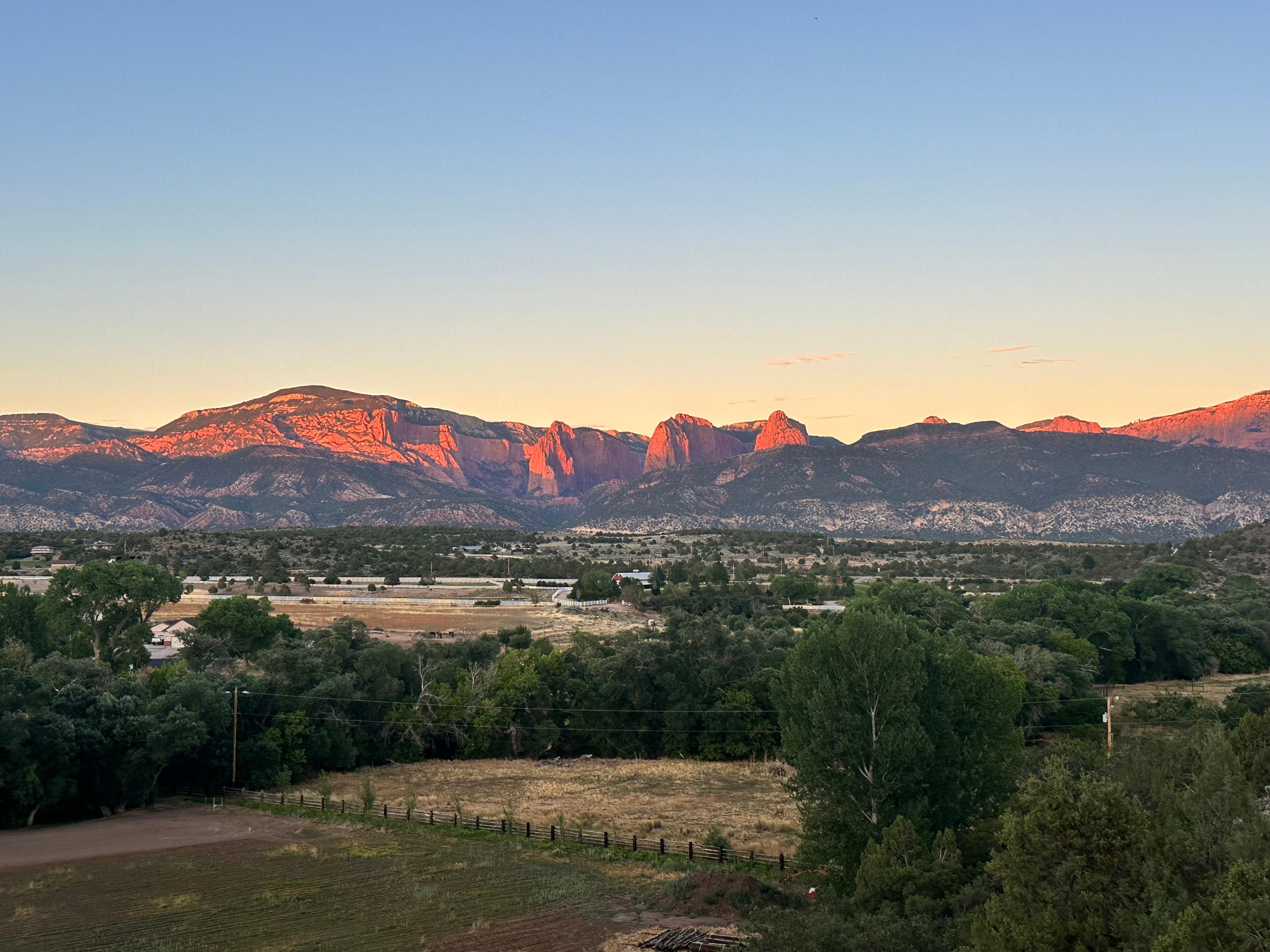 Evening shot from the deck!