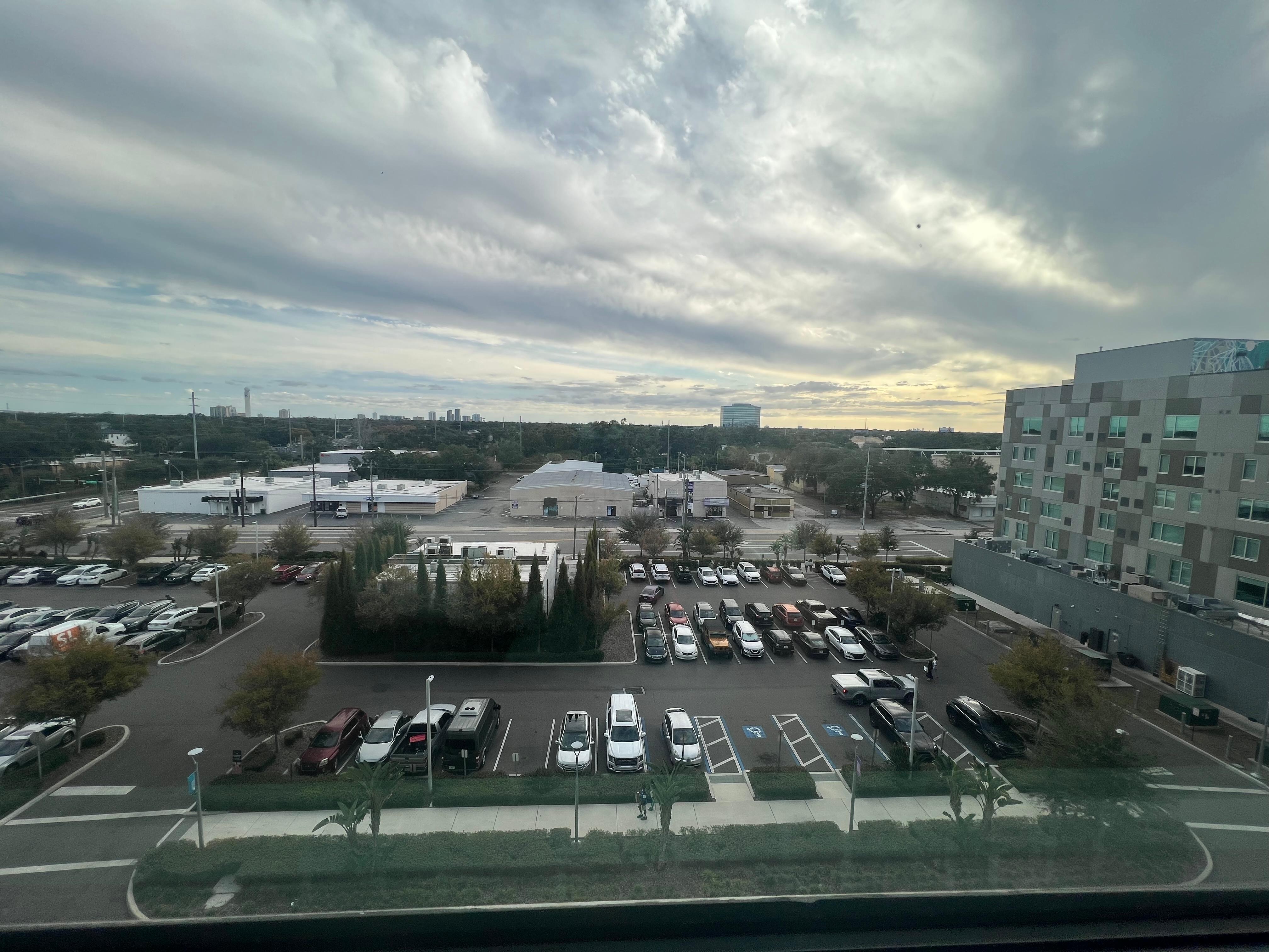 View from our bedroom window