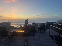 Sunset on the top floor!