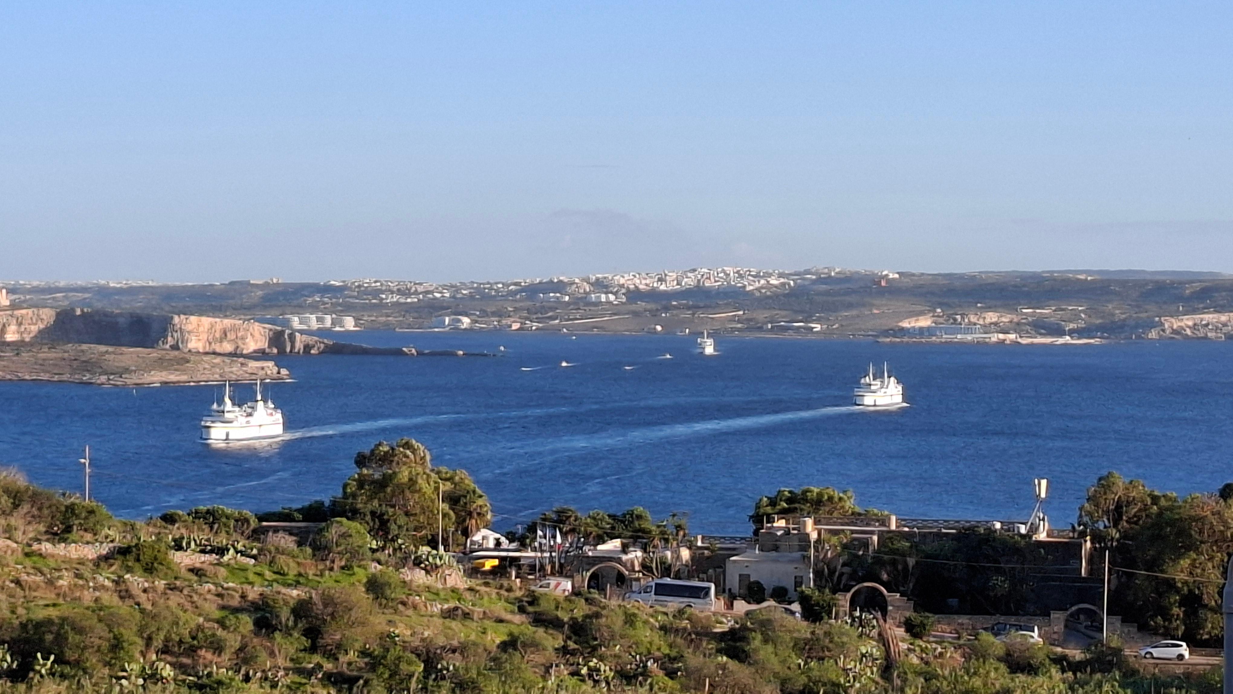 Picture, overlooking the harbour - taken from the terrace of the accomodation