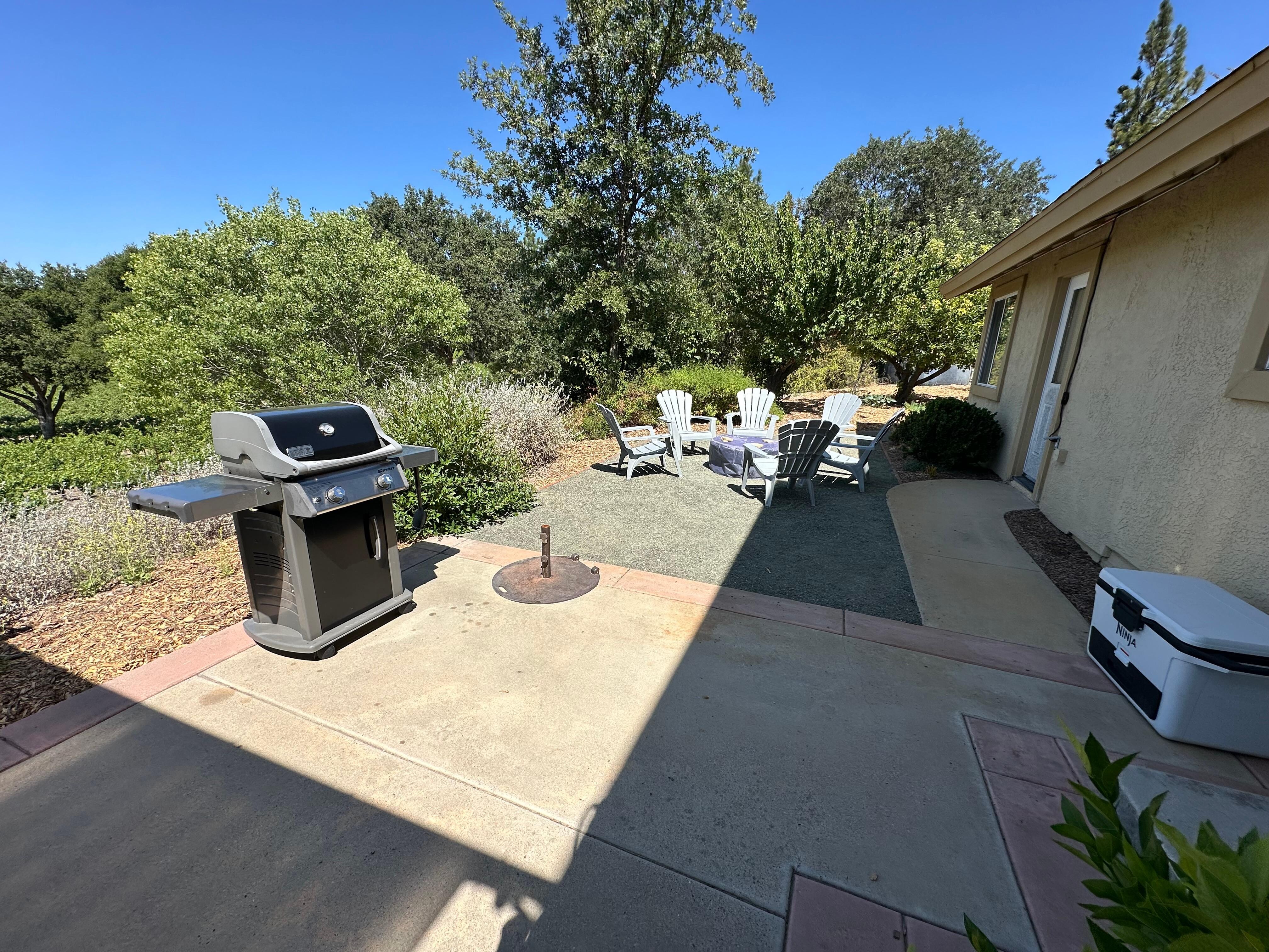 We took advantage of the BBQ and firepit seating every evening.