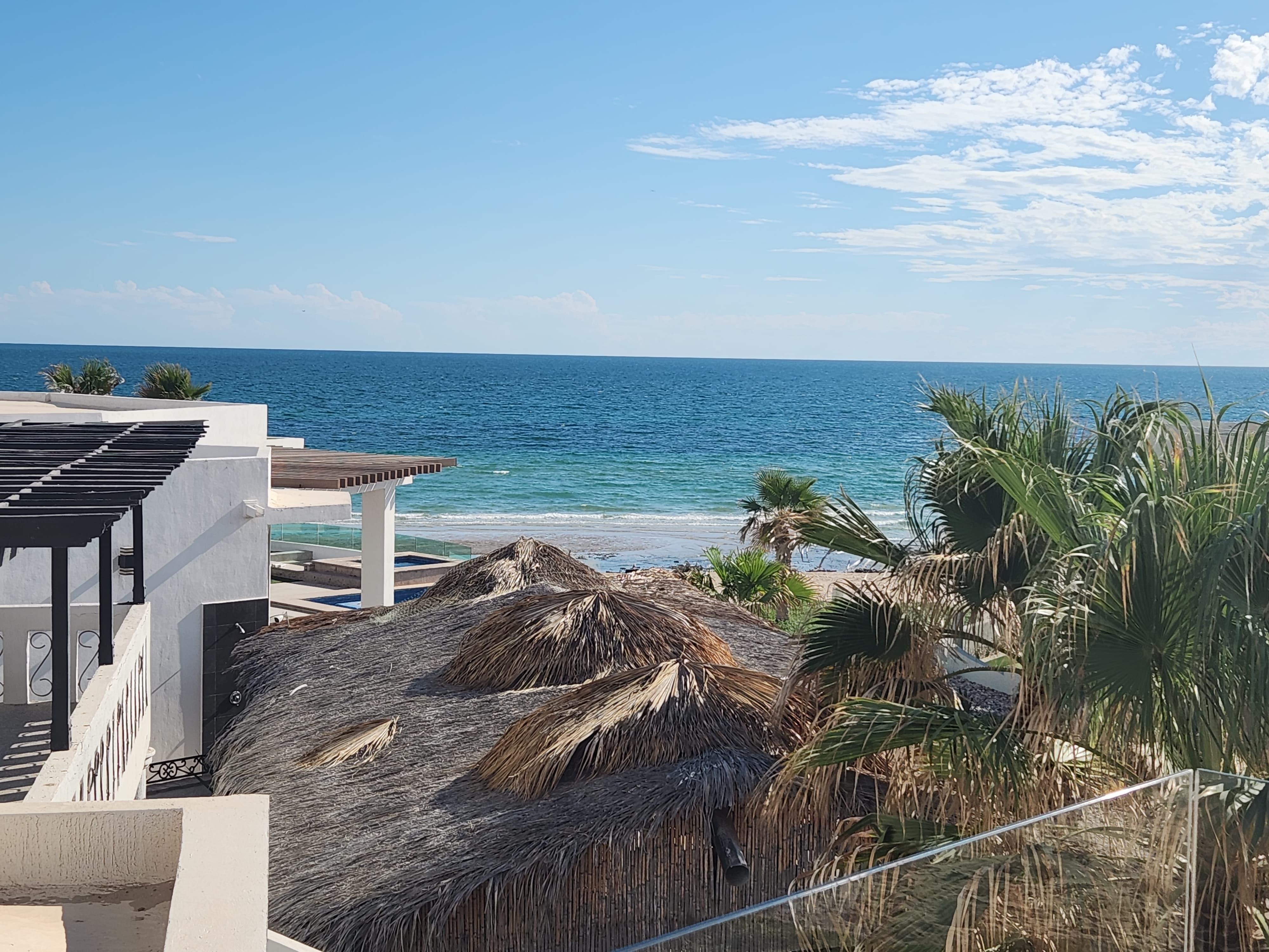 View from upper patio