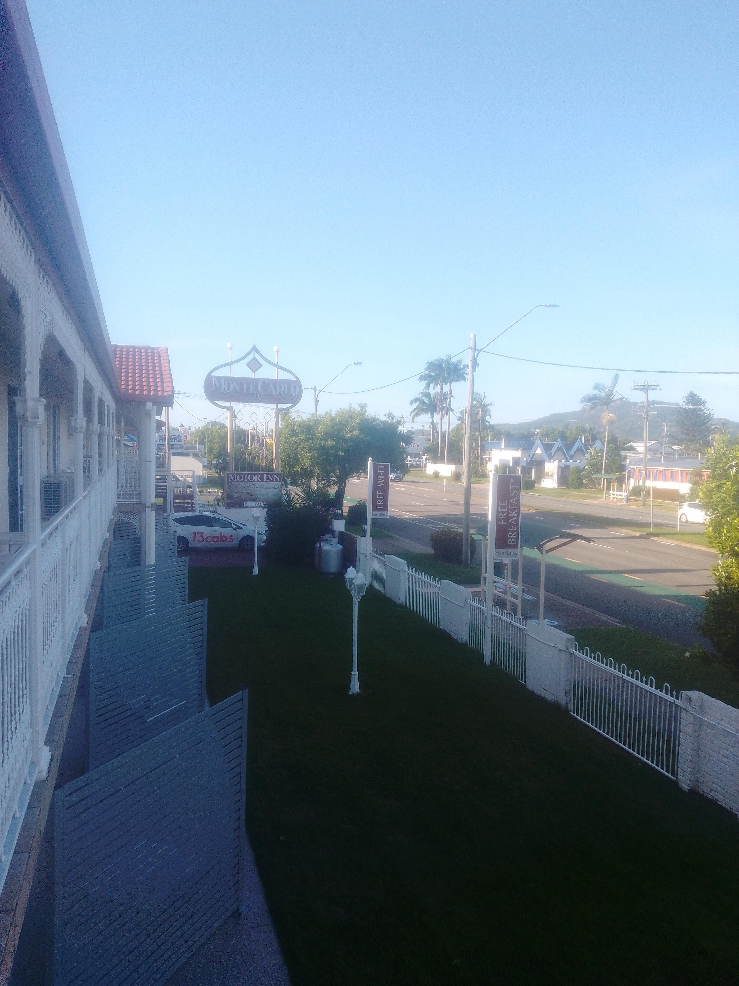 Looking out from front 2 bedroom apartment 