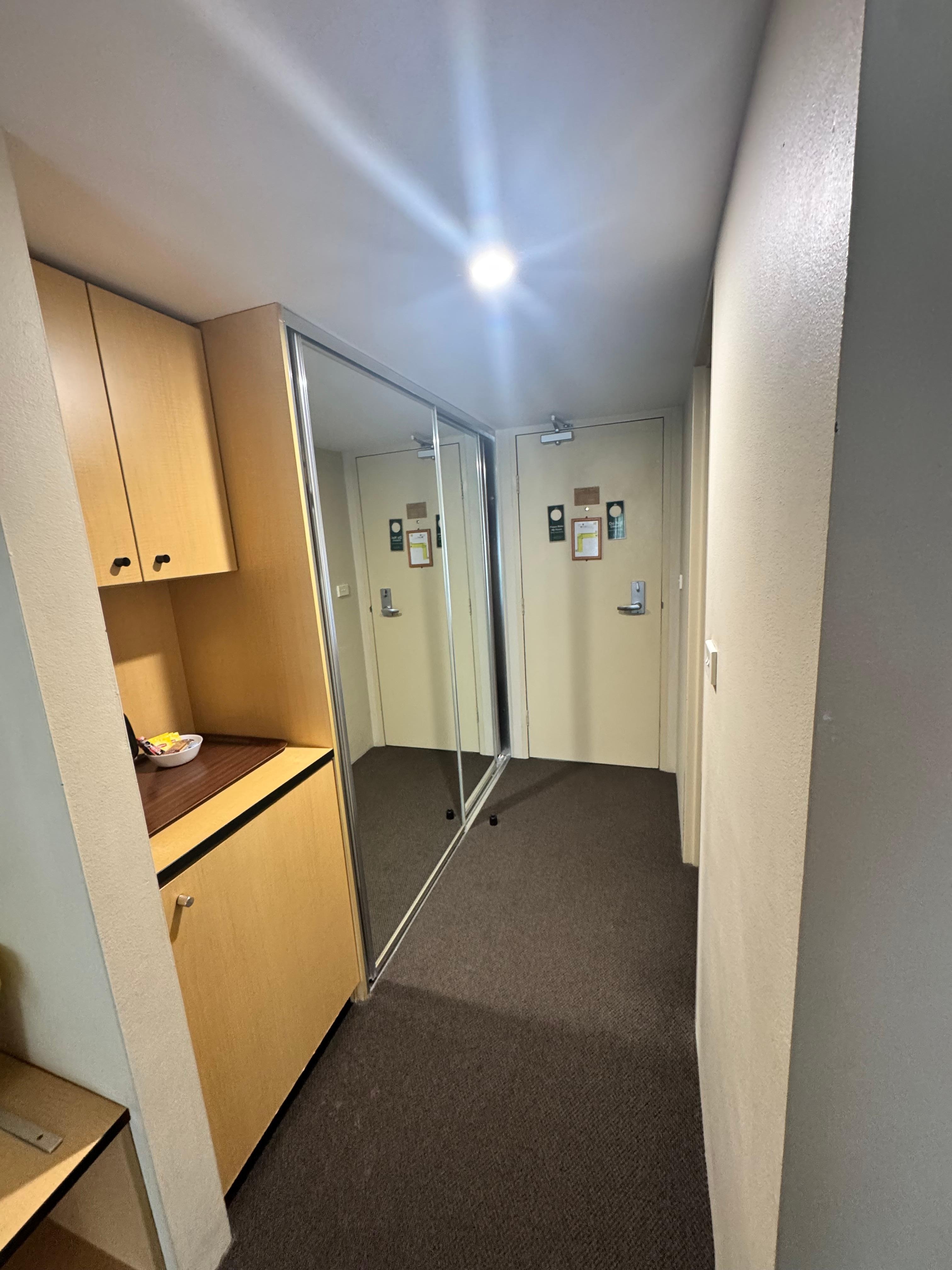 entrance to the room