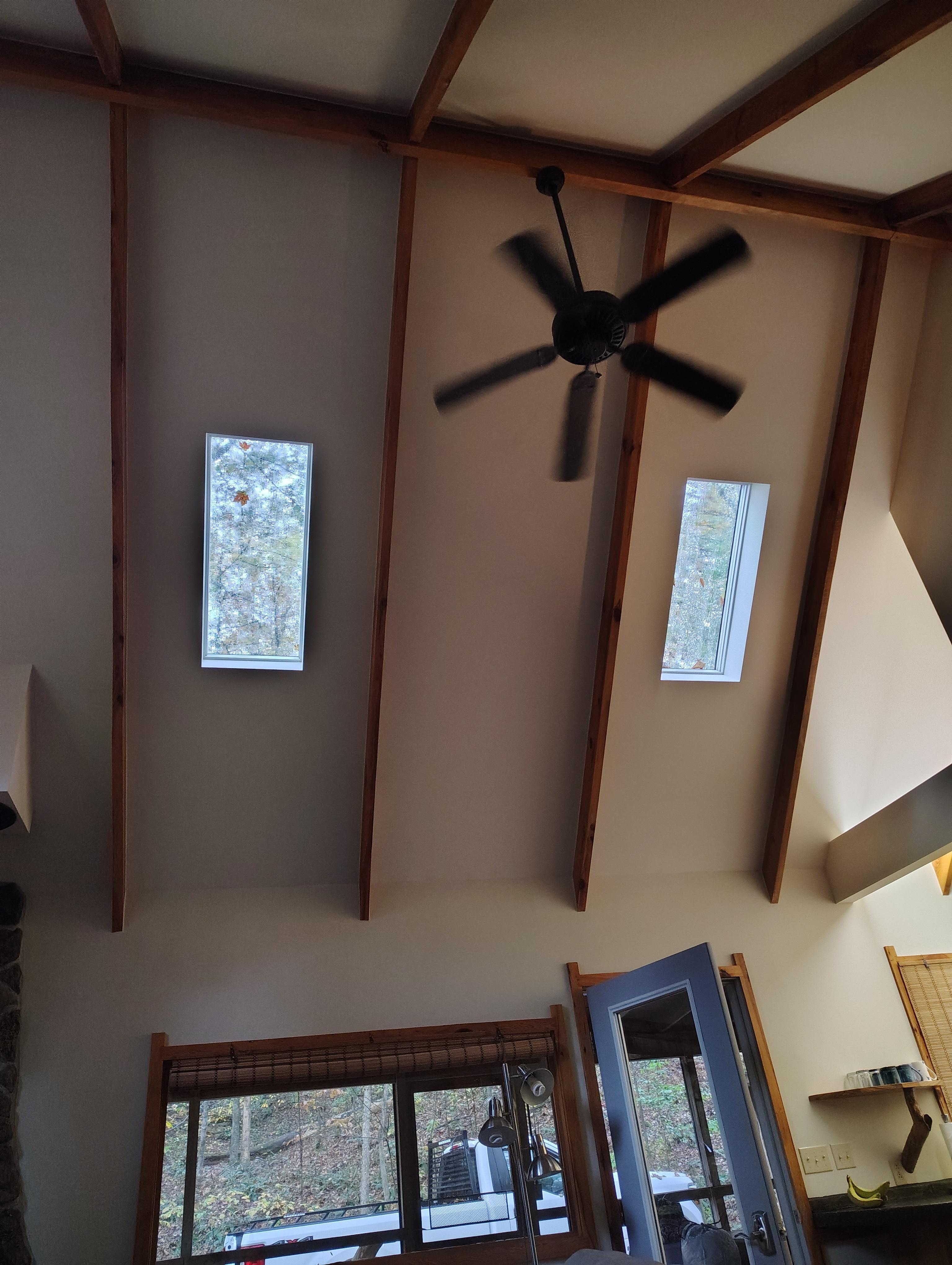 Loved looking out the windows in the ceiling especially at night.  