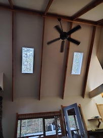 Loved looking out the windows in the ceiling especially at night.