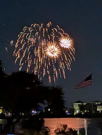 Fireworks from the kemah boardwalk