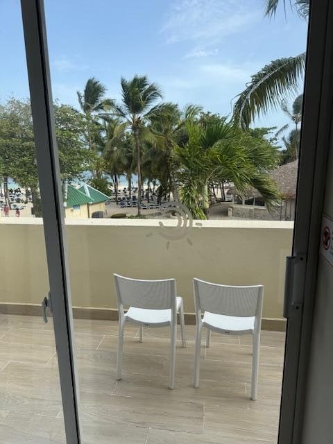 View from our room on the 2nd floor